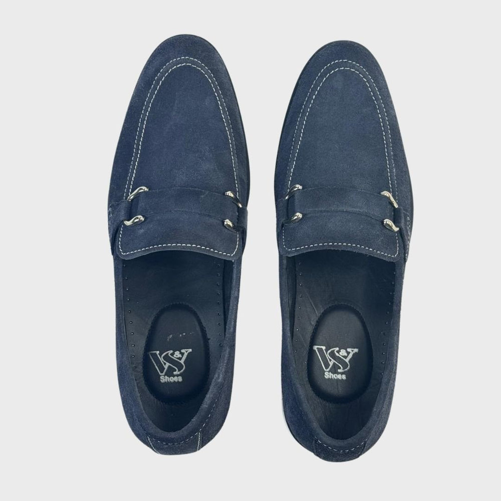 Midnight Suede Signature Loafers