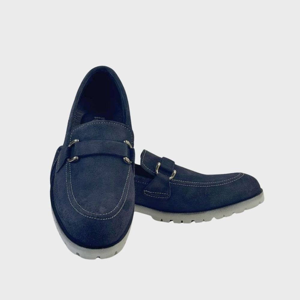 Midnight Suede Signature Loafers