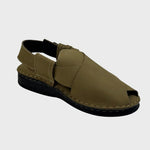 Premium Peshawari Chappal – Olive Brown