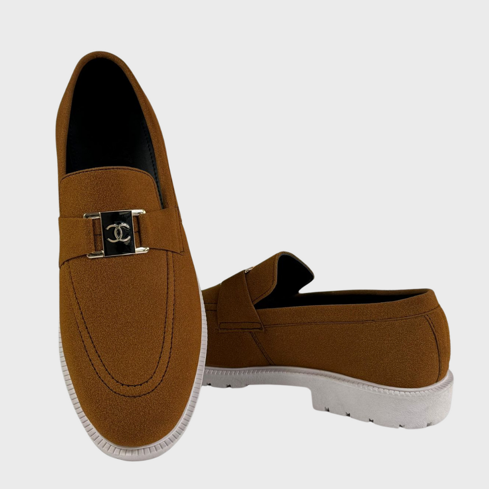 Classic Brown Leather Loafer for Men