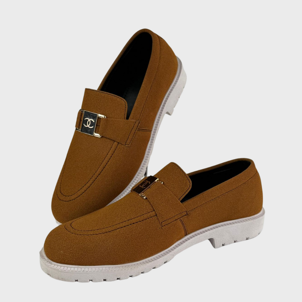 Classic Brown Leather Loafer for Men